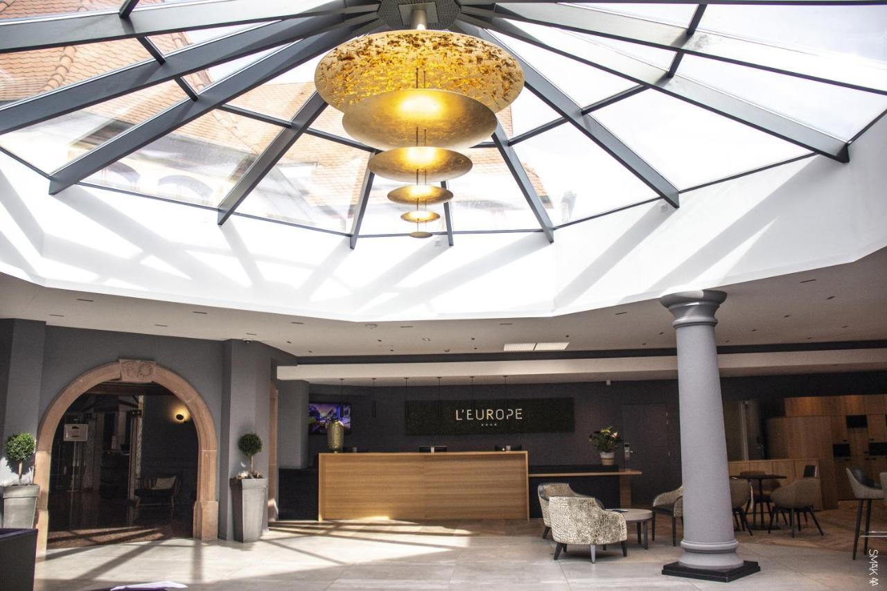 Hotel L'Europe Horbourg-Wihr Bagian luar foto